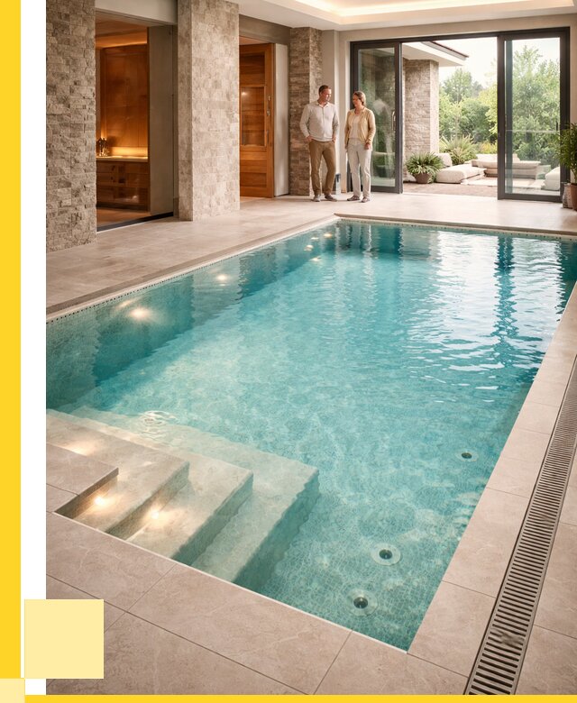 Бассейн во дворе в Михайловке: проект, отделка от 1220040 р. | ЭриданМхл