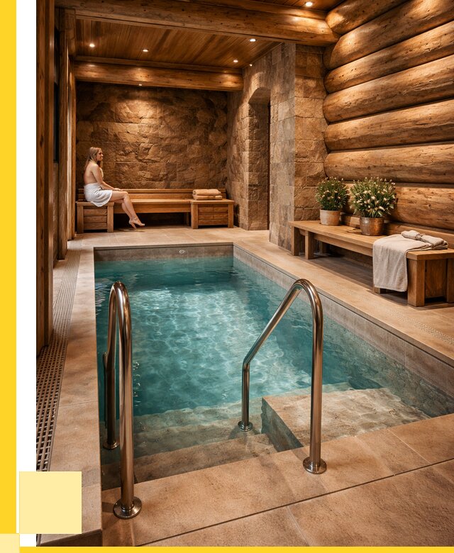 Аренда бани с бассейном в Михайловке от 1525050 р. | ЭриданМхл