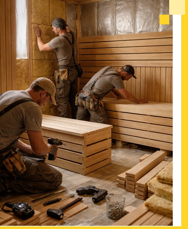 Профессиональное строительство саун под ключ в Михайловке