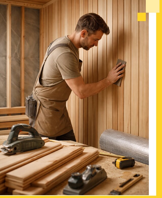 Профессиональная отделка саун и парных под ключ в Михайловке