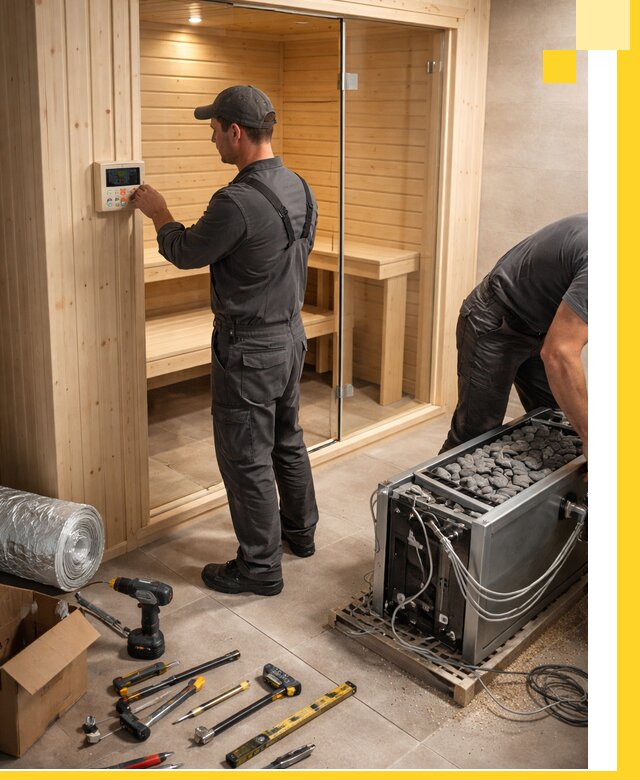 Поставка, установка и монтаж электрических саун в Михайловке