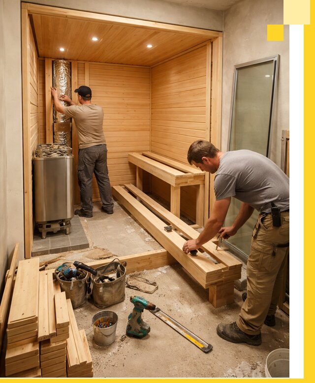 Проектирование и установка домашних саун под ключ в Михайловке