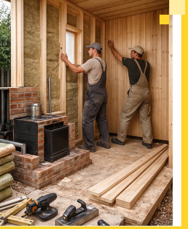 Строительство и установка дачных саун под ключ в Михайловке