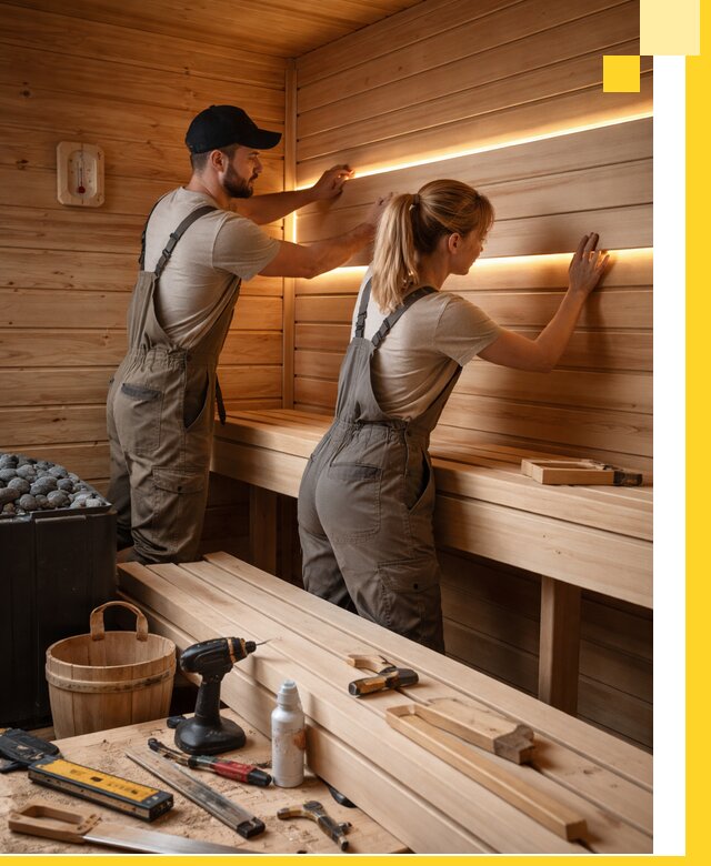 Дизайн саун и бань под ключ с индивидуальным проектом в Михайловке