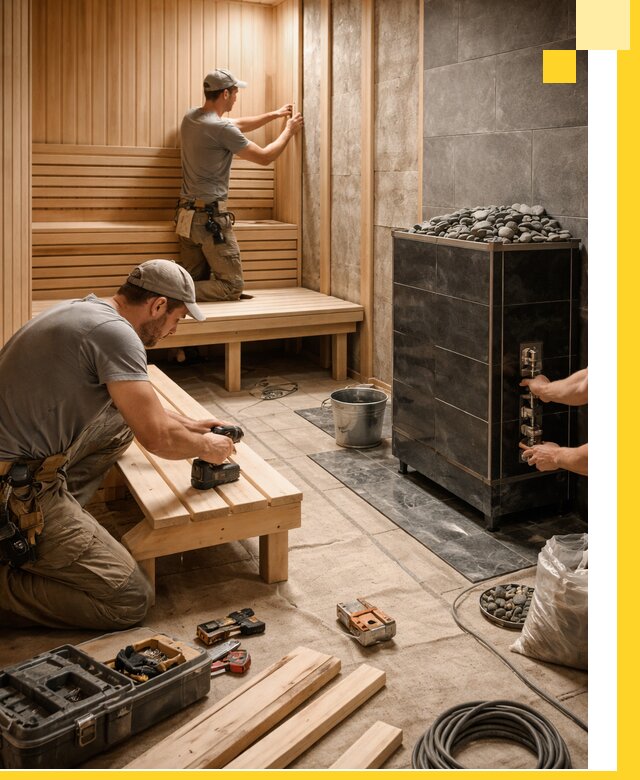 Дизайн и строительство интерьерных саун под ключ в Михайловке