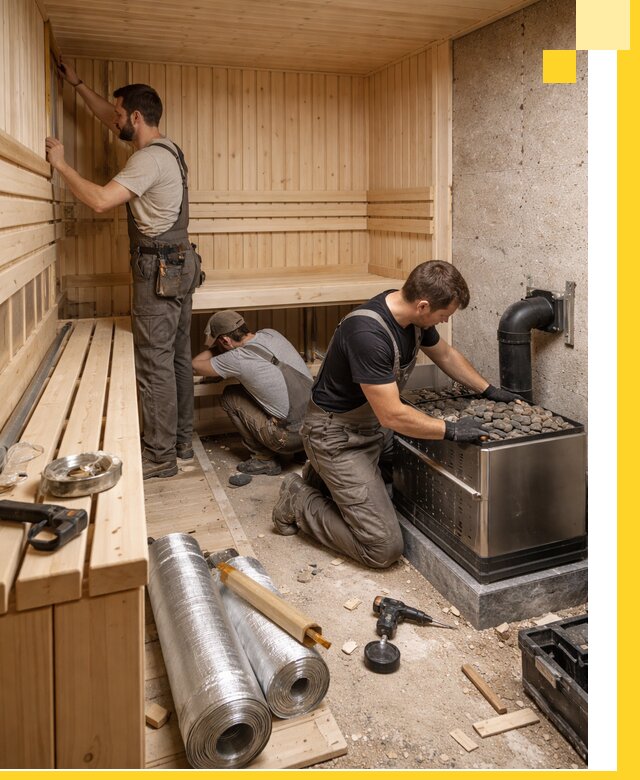 Индивидуальные сауны на заказ в Михайловке под ключ, проект и монтаж