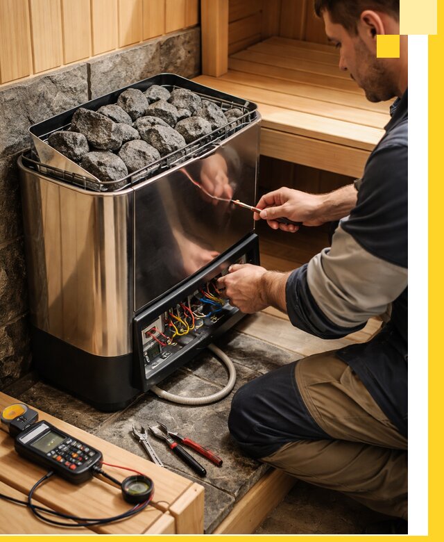 Продажа и установка электрокаменок для саун в Михайловке