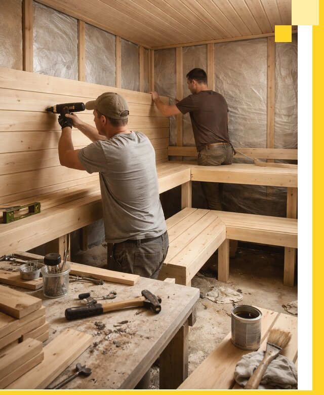 Профессиональная отделка бань и саун под ключ в Михайловке