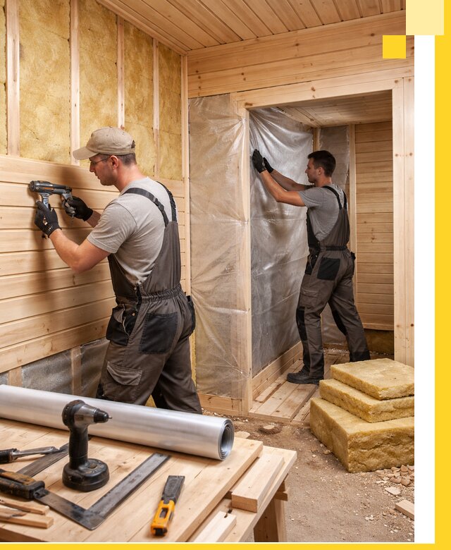 Бани под ключ в Михайловке с проектом и полным монтажом