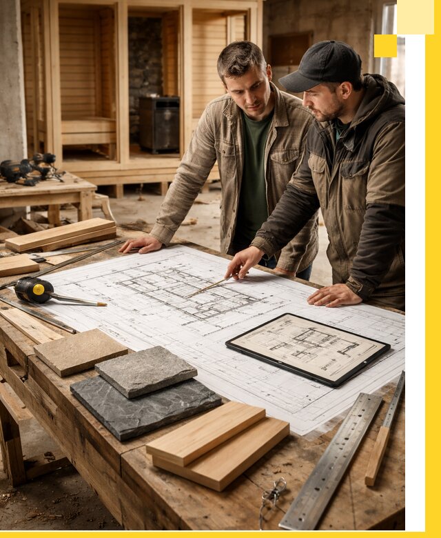 Проекты бань под ключ и планы строительства в Михайловке