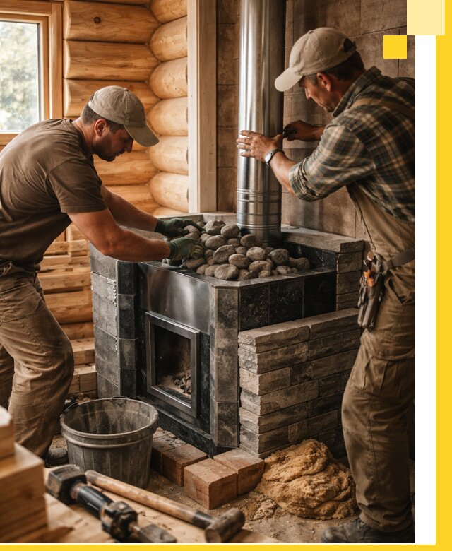 Строительство и отделка русских бань под ключ в Михайловке