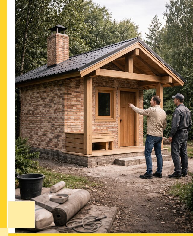 Кирпичные бани и печи в Михайловке от 355845 р. | ЭриданМхл