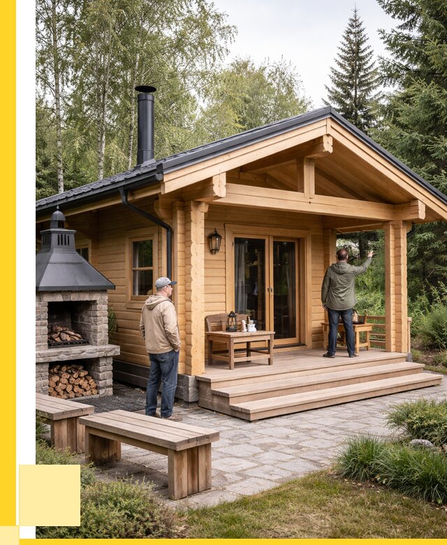 Деревянные бани под ключ в Михайловке от 457515 р. | ЭриданМхл