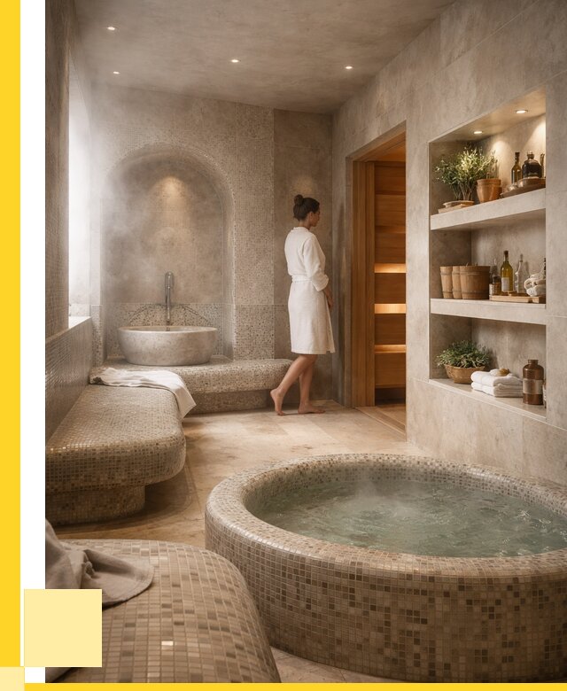 Строительство бани с хамамом в Михайловке от 762525 р. | ЭриданМхл