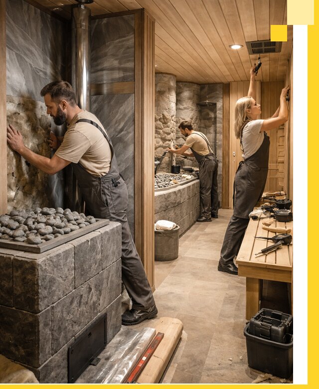 Строительство бань и SPA процедур в Михайловке под ключ и отделкой