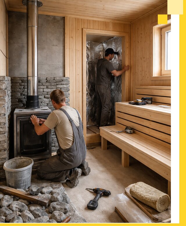 Строительство и изготовление бань под ключ в Михайловке