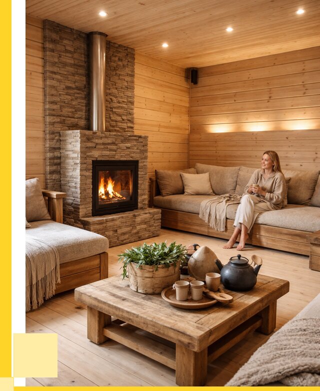 Проект бани с комнатой отдыха в Михайловке от 35585 р. | ЭриданМхл