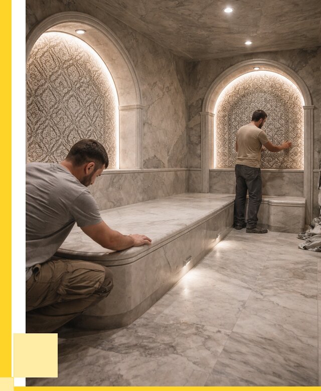 Турецкие бани под ключ в Михайловке от 254175 р. | ЭриданМхл