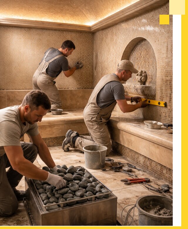 Проектирование и строительство хамама и сауны в Михайловке