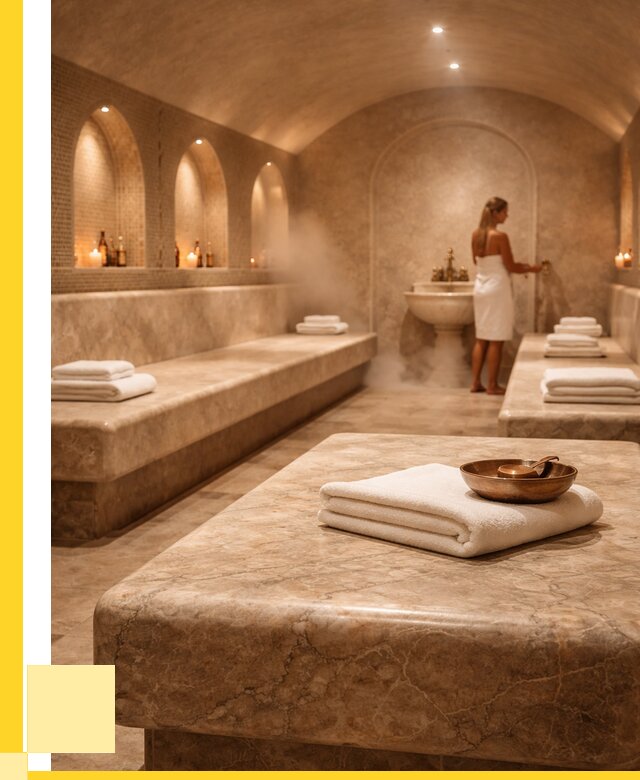 Лежаки для хамама в Михайловке под ключ от 35585 р. | ЭриданМхл