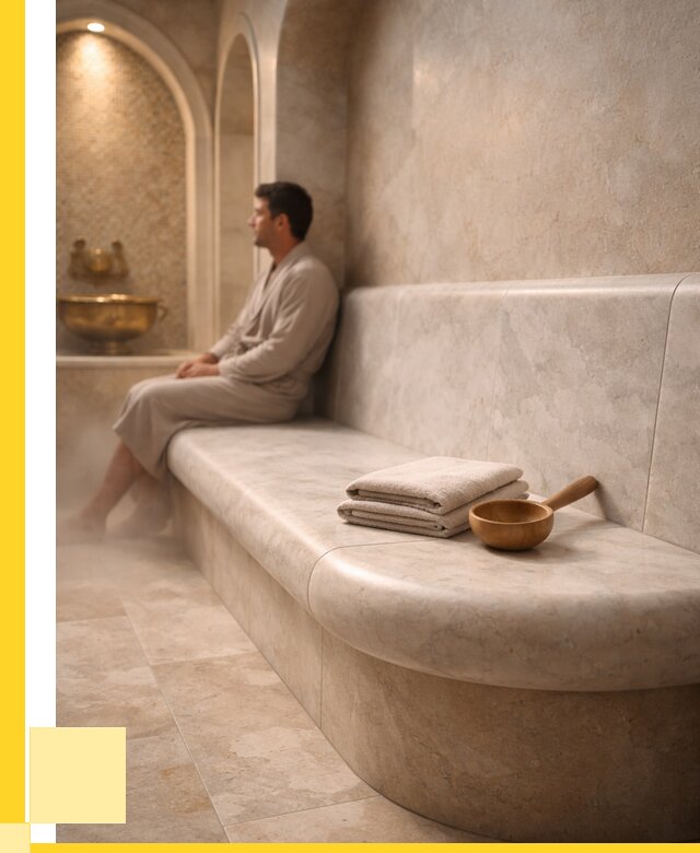 Сиденья для хамама в Михайловке под ключ от 12200 р. | ЭриданМхл