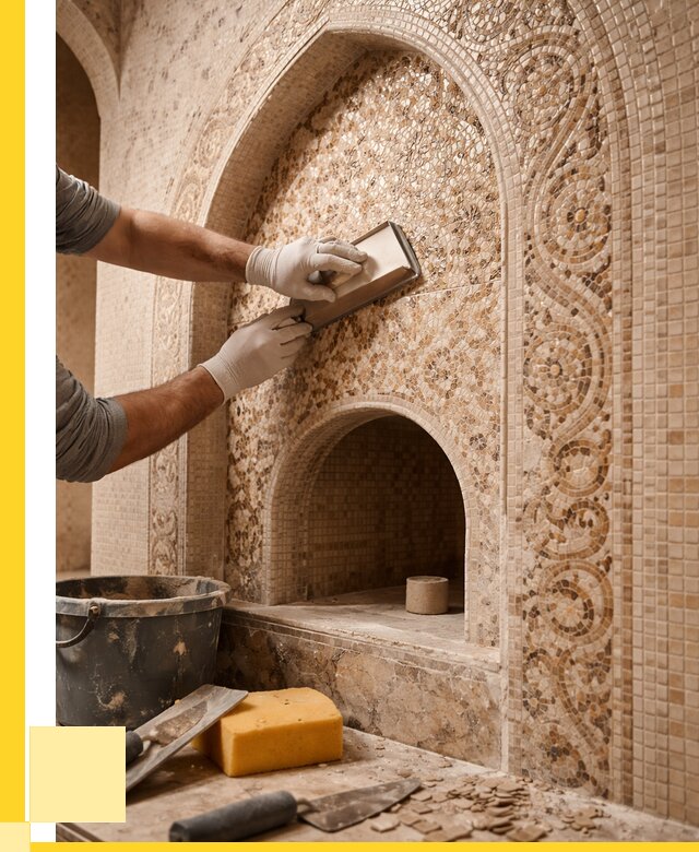 Мозаика для хамама в Михайловке под ключ от 5084 р. | ЭриданМхл