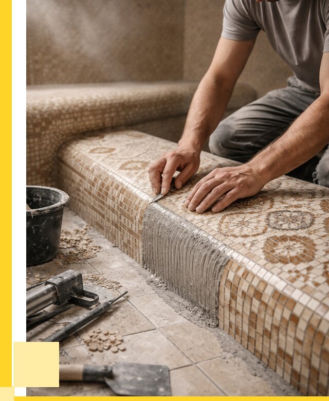 Плитка для хамама под ключ в Михайловке от 3558 р. | ЭриданМхл