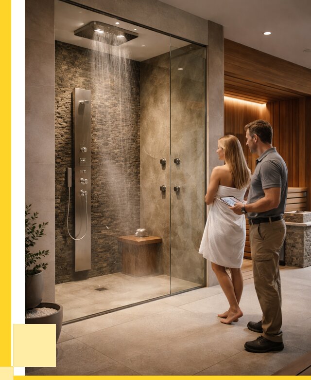 Купить душ впечатлений для дома в Михайловке от 86420 р. | ЭриданМхл