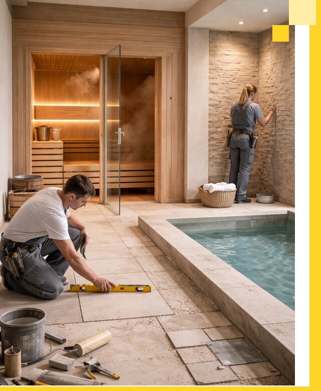 Комплексный дизайн и отделка интерьеров SPA под ключ в Михайловке